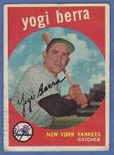 1959 Topps #180 Yogi Berra New York Yankees