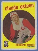 1959 Topps #224 Claude Osteen RC Cincinnati Reds