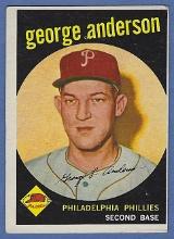 1959 Topps #338 Sparky Anderson RC Philadelphia Phillies