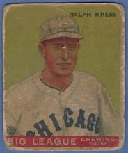 1933 Goudey #33 Ralph "Red" Kress Chicago White Sox