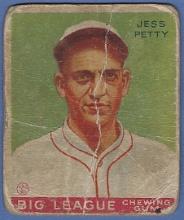 1933 Goudey #90 Jess Petty Minneapolis Millers