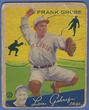 1934 Goudey #64 Frank Grube St. Louis Browns