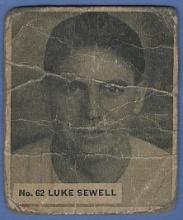 Rare 1936 Goudey World Wide Gum Cannadian #62 Luke Sewell Chicago White Sox