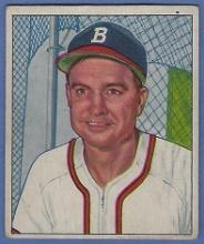 1950 Bowman #111 Walker Cooper Boston Braves