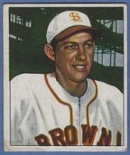 1950 Bowman #142 Sherman Lollar St. Louis Browns