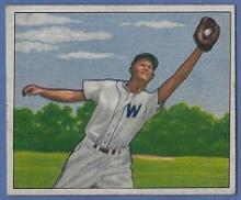 1950 Bowman #143 Eddie Stewart Washington Senators