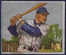 1950 Bowman #18 Eddie Robinson Washington Senators