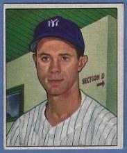 1950 Bowman #154 Gus Niarhos New York Yankees