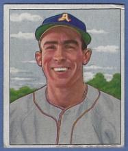 1950 Bowman #158 Paul Lehner Philadelphia Athletics