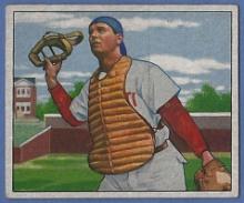 1950 Bowman #168 Bob Scheffing Cincinnati Reds