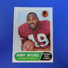 1968 TOPPS FOOTBALL #35 BOBBY MITCHELL WASHINGTON REDSKINS PACK FRESH SHARP