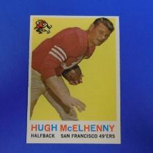 1959 TOPPS FOOTBALL #5 HUGH MCELHENNY SAN FRANCISCO 49ERS VERY NICE PACK FRESH