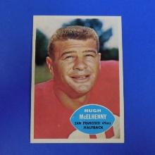 1960 TOPPS FOOTBALL #116 HUGH MCELHENNY 49ERS VERY NICE