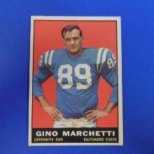 1960 TOPPS FOOTBALL #7 GINO MARCHETTI BALTIMORE COLTS VERY NICE