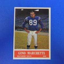 1964 PHILADELPHIA FOOTBALL #4 GINO MARCHETTI VERY NICE EYE APPEAL SHARP