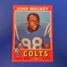 1971 TOPPS FOOTBALL #175 JOHN MACKEY BALTIMORE COLTS PACK FRESH SHARP