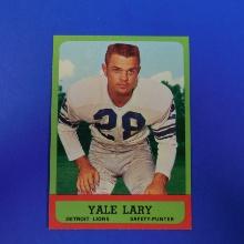 1963 TOPPS FOOTBALL #33 YALE LARY DETROIT LIONS NICE EYE APPEAL NICELY CENTERED