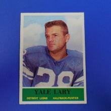 1964 PHILADELPHIA FOOTBALL #62 YALE LARY DETROIT LIONS VERY NICE