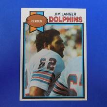 1979 TOPPS FOOTBALL #425 JIM LANGER MIAMI DOLPHINS SHARP