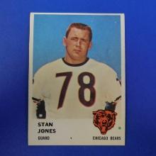 1961 FLEER FOOTBALL #6 STAN JONES CHICAGO BEARS NICE EYE APPEAL SHARP