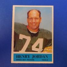 1964 PHILADELPHIA FOOTBALL #75 HENRY JORDAN GREEN BAY PACKERS VERY NICE