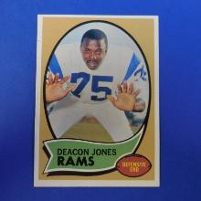 1970 TOPPS FOOTBALL #125 DAVE DEACON JONES LOS ANGELES RAMS VERY NICE