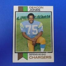 1973 TOPPS FOOTBALL #38 DAVE DEACON JONES SAN DIEGO CHARGERS VERY NICE