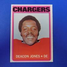 1972 TOPPS FOOTBALL #209 DAVE DEACON JONES SAN DIEGO CHARGERS PACK FRESH SHARP