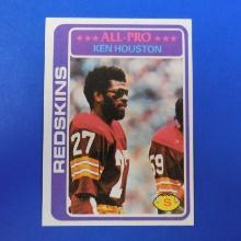 1978 TOPPS FOOTBALL #10 KEN HOUSTON WASHINGTON REDSKINS PACK FRESH SHARP