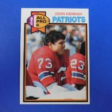 1979 TOPPS FOOTBALL  #485 JOHN HANNAH NEW ENGLAND PATRIOTS PACK FRESH SHARP