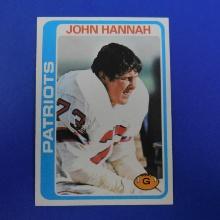 1978 TOPPS FOOTBALL #35 JOHN HANNAH NEW ENGLAND PATRIOTS PACK FRESH SHARP