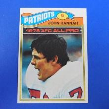 1977 TOPPS FOOTBALL #460 JOHN HANNAH NEW ENGLAND PATRIOTS PACK FRESH