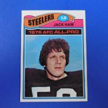 1977 TOPPS FOOTBALL #140 JACK HAM PITTSBURGH STEELERS PACK FRESH SHARP