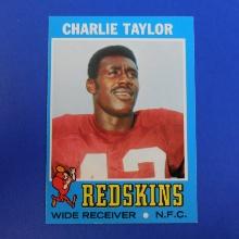 1971 TOPPS FOOTBALL #26 CHARLEY TAYLOR WASHINGTON REDSKINS PACK FRESH SHARP