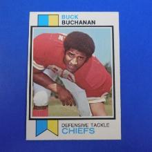 1973 TOPPS FOOTBALL #497 BUCK BUCHANAN KANSAS CITY CHIEFS PACK FRESH SHARP