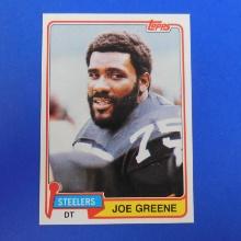 1981 TOPPS FOOTBALL #495 JOE GREENE PITTSBURGH STEELERS PACK FRESH