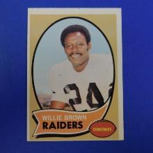 1970 TOPPS FOOTBALL #144 WILLIE BROWN OAKLAND RAIDERS VERY NICE