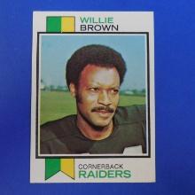 1973 TOPPS FOOTBALL #210 WILLIE BROWN OAKLAND RAIDERS VERY NICE