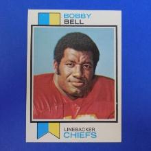 1973 TOPPS FOOTBALL #435 BOBBY BELL KANSAS CITY CHIEFS PACK FRESH SHARP