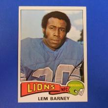 1975 TOPPS FOOTBALL #365 LEM BARNEY DETROIT LIONS PACK FRESH SHARP