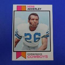 1973 TOPPS FOOTBALL #243 HERB ADDERLY DALLAS COWBOYS PACK FRESH SHARP