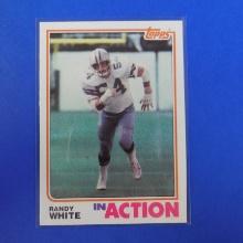 1982 TOPPS FOOTBALL #332 RANDY WHITE DALLAS COWBOYS IN ACTION SHARP