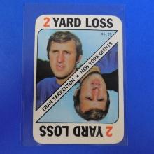 1971 TOPPS FOOTBALL GAME CARDS FOOTBALL #35 FRAN TARKENTON VERY NICE SHARP