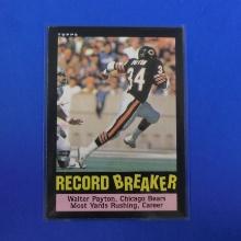 1985 TOPPS FOOTBALL #6 WALTER PAYTON RECORD BREAKER MOST RUSHING YARDS