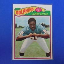 1977 TOPPS FOOTBALL #172 LARRY LITTLE MIAMI DOLPHINS SHARP