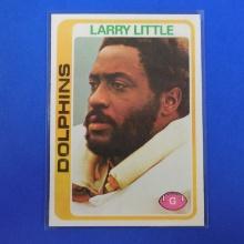 1978 TOPPS FOOTBALL #322 LARRY LITTLE MIAMI DOLPHINS SHARP