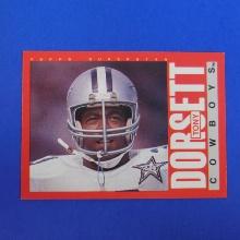 1986 TOPPS FOOTBALL #E TONY DORSETT SUPERSTAR WAX BOTTOM AMAZING CONDITION