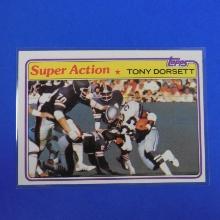 1981 TOPPS FOOTBALL #138 TONY DORSETT SUPER ACTION COWBOYS SHARP