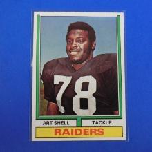 1974 TOPPS FOOTBALL #272 ART SHELL OAKLAND RAIDERS SHARP