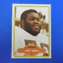 1980 TOPPS FOOTBALL #382 ART SHELL OAKLAND RAIDERS SHARP